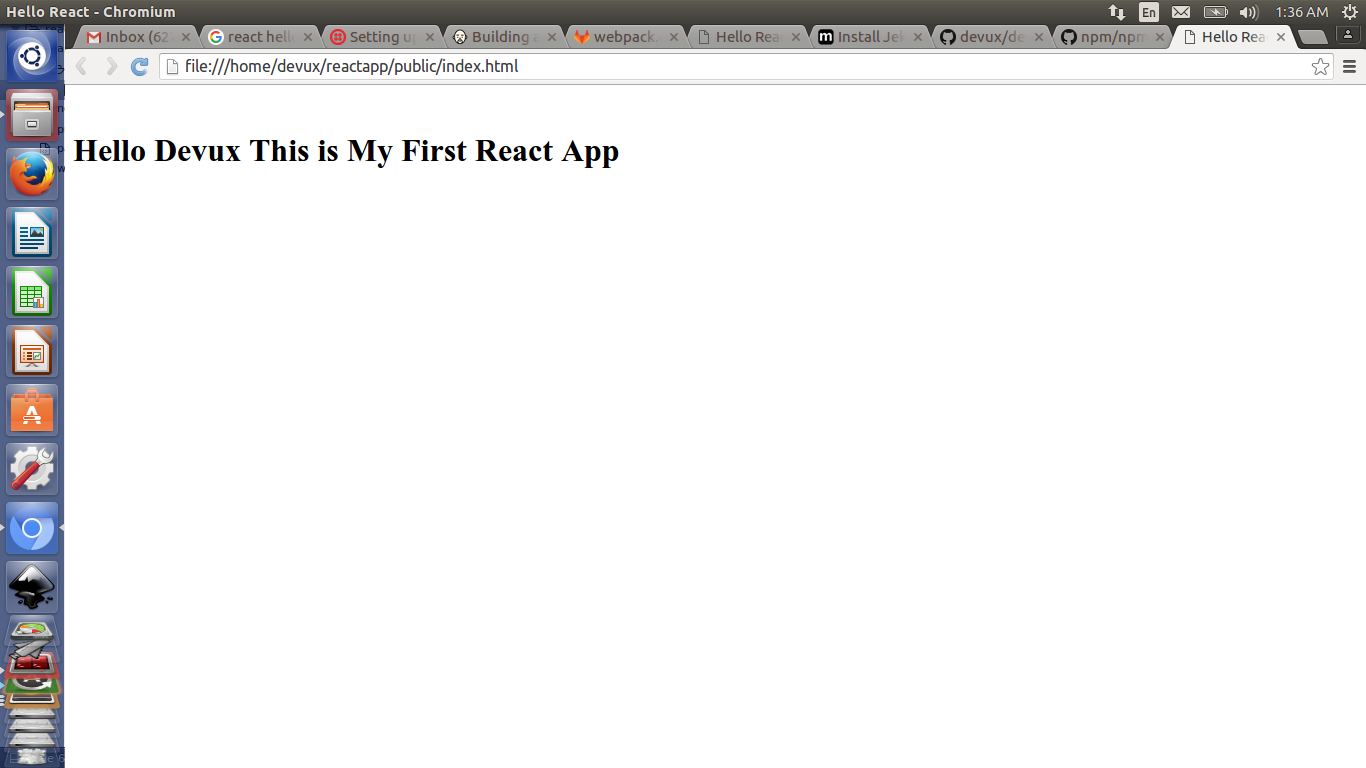 Screenshot from my machine